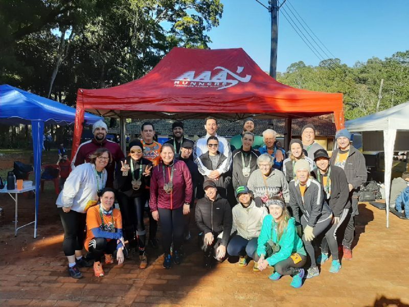 A EQUIPE DE CORRIDA A.A.A. RUNNERS PARTICIPOU DA CORRIDA FEST 42KM NA CIDADE DE RIO CLARO/SP.