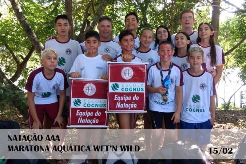 EQUIPE DE NATAÇÃO DA AAA/ESCOLA COGNUS