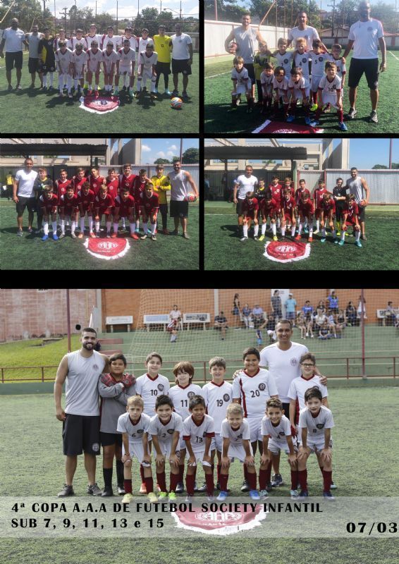 4ª Copa A.A.A de futebol society infantil