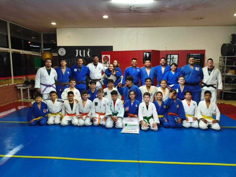 AAA/Escola Cognus/JP Paulinho Seguros realiza intercâmbio técnico de judô em Artur Nogueira
