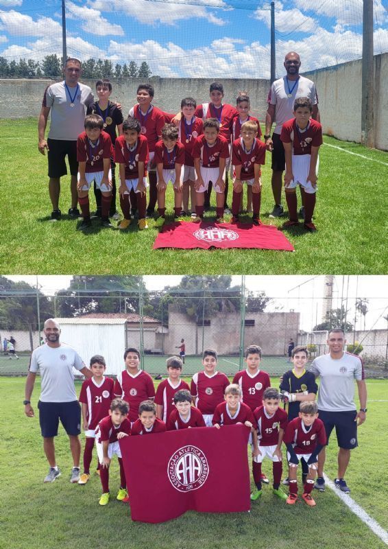 Torneio quadrangular de futebol infantil