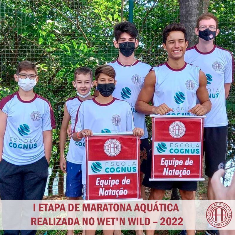 da I ETAPA DE MARATONA AQUÁTICA REALIZADA NO WETN WILD – 2022