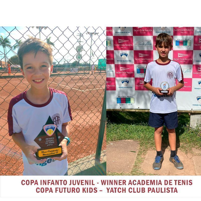 COPA INFANTO JUVENIL - WINNER ACADEMIA DE TENIS e COPA FUTURO KIDS –  YATCH CLUB PAULISTA