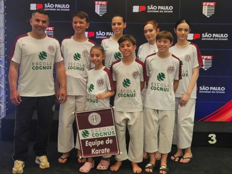 Etapa antecipada Sião Karatê na cidade de Monte Sião em São Paulo