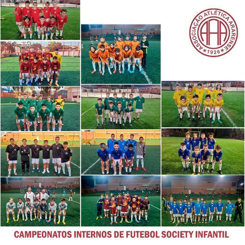 CAMPEONATOS INTERNOS DE FUTEBOL SOCIETY INFANTIL