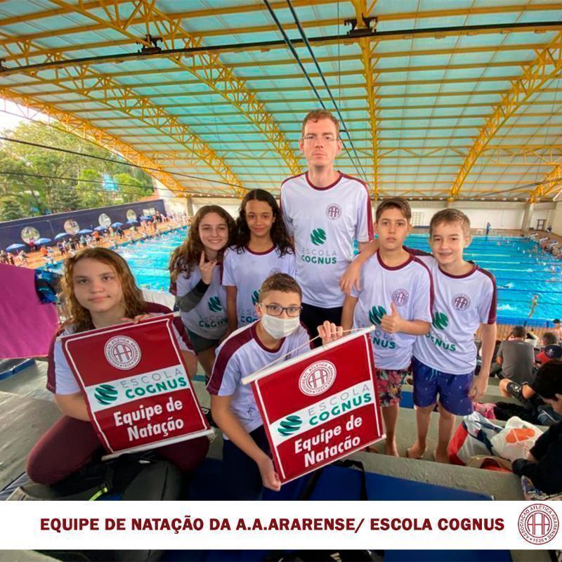 EQUIPE DE NATAÇÃO DA A. A. A/ ESCOLA COGNUS CONQUISTA MEDALHA NA  COPA SÃO PAULO DE INVERNO 2022
